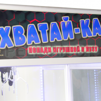 Торгово-призовой автомат 'Хватай-ка большая с лузой' с игрушками