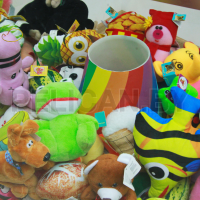 Торгово-призовой автомат 'Хватай-ка большая с лузой и кубом для призов'