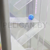 Торгово-призовой автомат 'Хватай-ка мини с лузой и скатом для мячей'