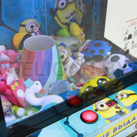 Призовой автомат Хватай-ка с лузой - одна кнопка Б/У