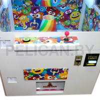 Торгово-призовой автомат 'Бешеный кран' в металлическом корпусе