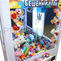Торгово-призовой автомат 'Бешеный кран' в металлическом корпусе