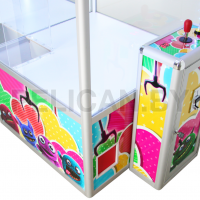 ПРИЗОВОЙ АВТОМАТ 'КРАН-МАШИНА СТАРОГО ОБРАЗЦА' (С ПРИЗОВЫМ УГОЛКОМ)