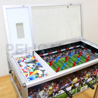 Аппарат для продажи мячей-прыгунов ФУТБОЛ - 1, (6 линий футболистов)