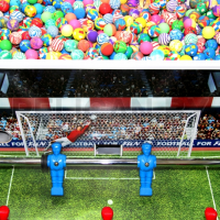 Аппарат для продажи мячей-прыгунов ФУТБОЛ - 1, (6 линий футболистов)