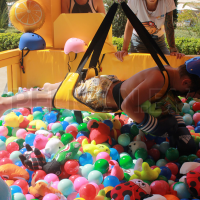 Аттракцион МЕГА - Хватай-ка с ребенком ( вариант 3 х 3 метра)