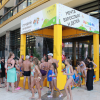 Аттракцион МЕГА - Хватай-ка с ребенком ( вариант 3 х 3 метра)