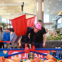 Аттракцион МЕГА - Хватай-ка с ребенком ( вариант 3 х 3 метра)