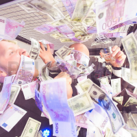 Денежная кабина для розыгрыша денег