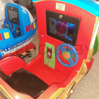 Качалка Паровозик с видеоигрой