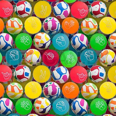 Мячи-прыгуны 32 мм 'Пальчики'