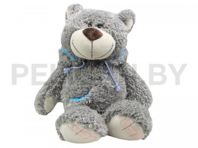 МИШУТКА С КАПЮШОНОМ СЕРЫЙ