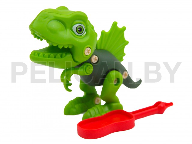 ДИНОЗАВР КОНСТРУКТОР С ОТВЕРТКОЙ