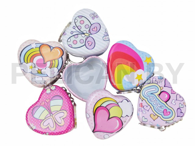 БРЕЛОЧЕК ШКАТУЛКА СЕРДЕЧКИ