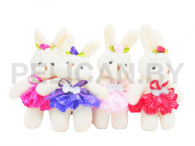 БРЕЛОК ЗАЙКА НАРЯДНАЯ