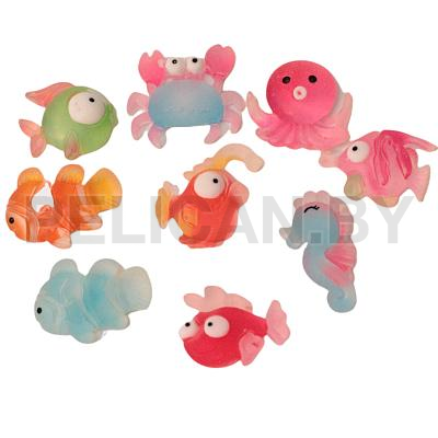 Игрушки для капсул 28 мм 'Морские гости'