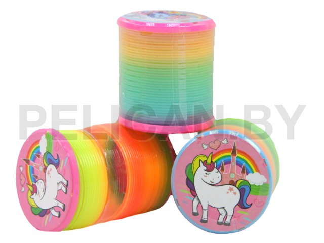 ПРУЖИНКА РАДУГА ЕДИНОРОЖКИ