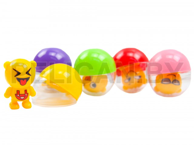 КАПСУЛА С СОЛНЕЧНЫМ МЕДВЕЖОНКОМ НЕВАЛЯШКОЙ(34мм)