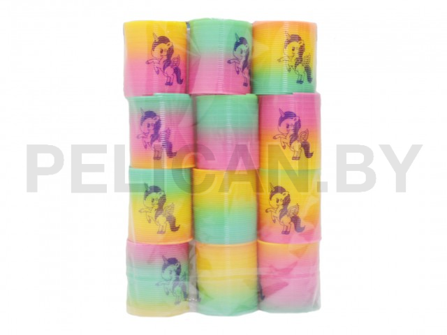 ПРУЖИНКА РАДУГА ЕДИНОРОГ