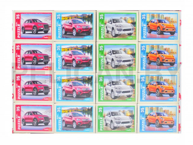 ПАЗЛ ЛУЧШИЕ МАШИНЫ 35 ДЕТАЛЕЙ