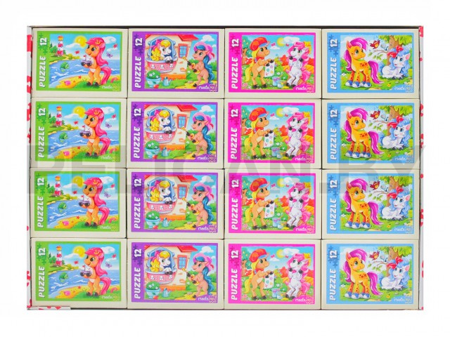 ПАЗЛ ЛЮБИМЫЕ ПОНИ 12 ДЕТАЛЕЙ