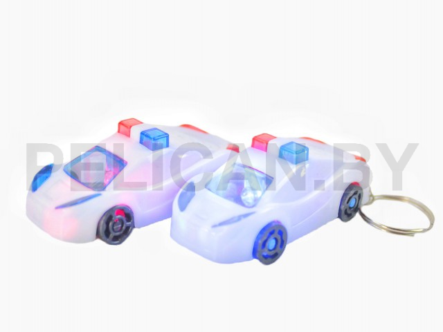 ФОНАРИК БРЕЛОК ПОЛИЦЕЙСКАЯ МАШИНКА