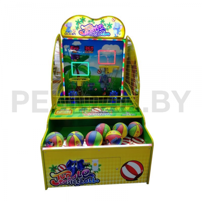 Jungle Basketball Arcade Machine для детей