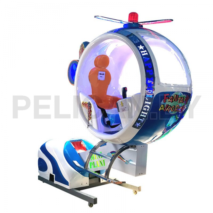 Детская поездка на фэнтезийном самолете