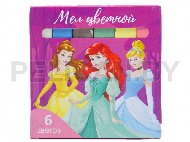МЕЛКИ ЦВЕТНЫЕ ПРИНЦЕССЫ 6 ЦВЕТОВ