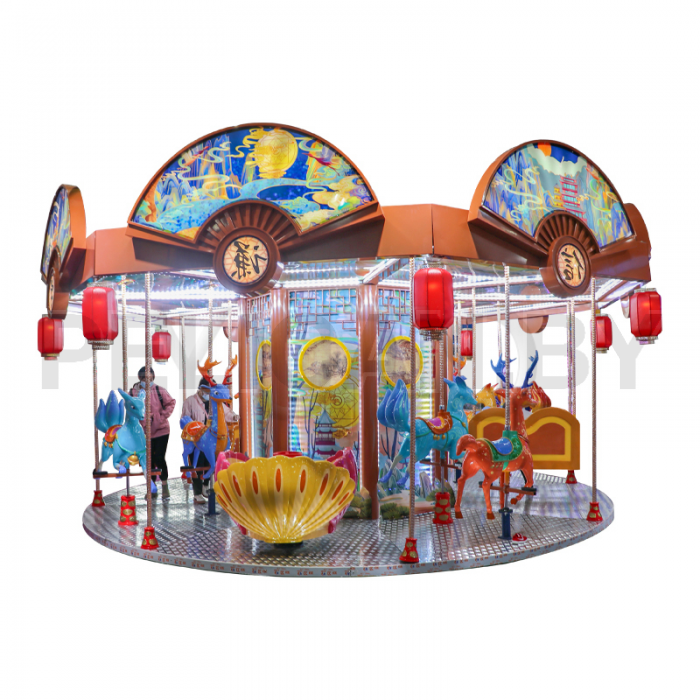 Красочная карусель на 16 мест