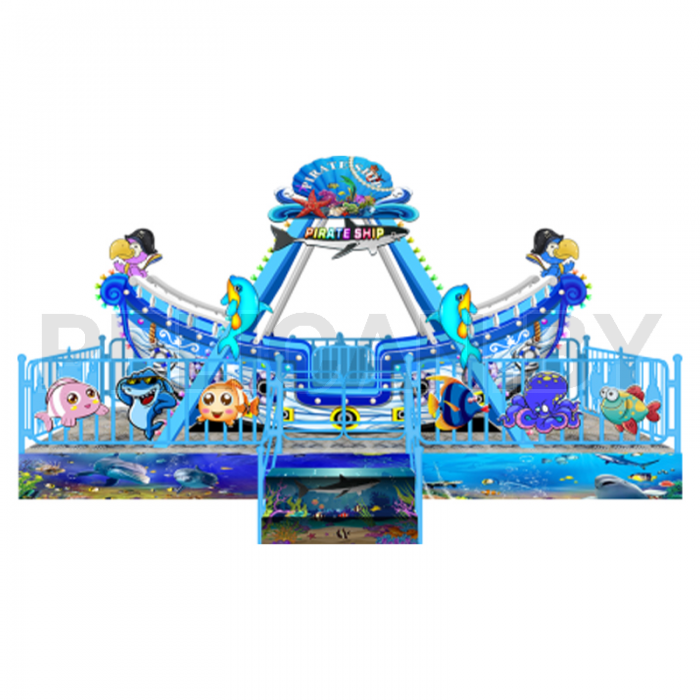 Океанский пиратский корабль