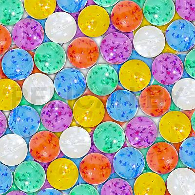 Мячи-прыгуны 25 мм 'Мерцающие звезды'