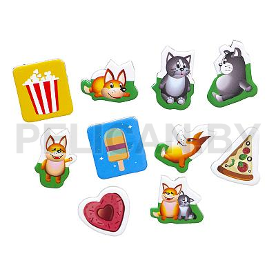 Игрушки для капсул 34 мм Магнит 'Кот и Пес'