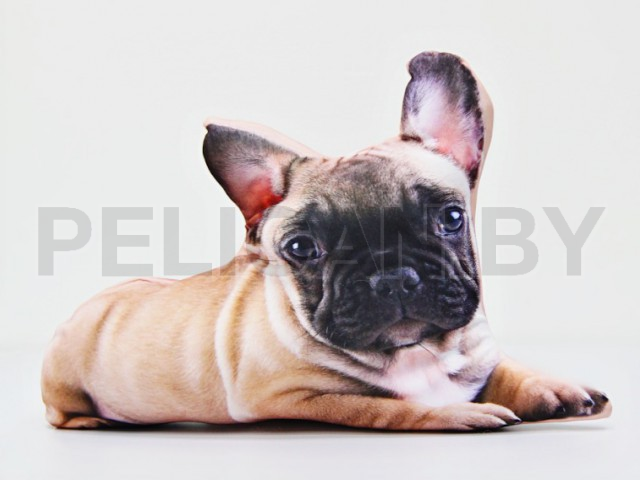 ПОДУШКА БУЛЬДОЖКА МАЛЫШ