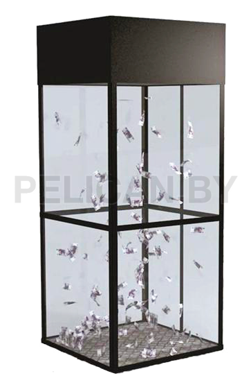 Денежная кабина для розыгрыша денег