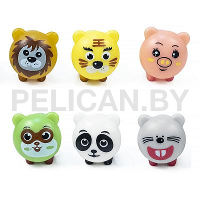 Игрушки для капсул 34 мм 'Зверюшки'