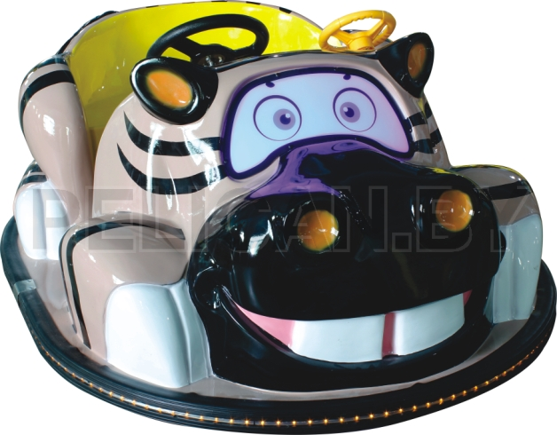 Zebra bumper car