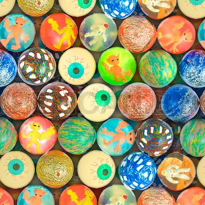 Мячи-прыгуны 45 мм 'В Космосе'