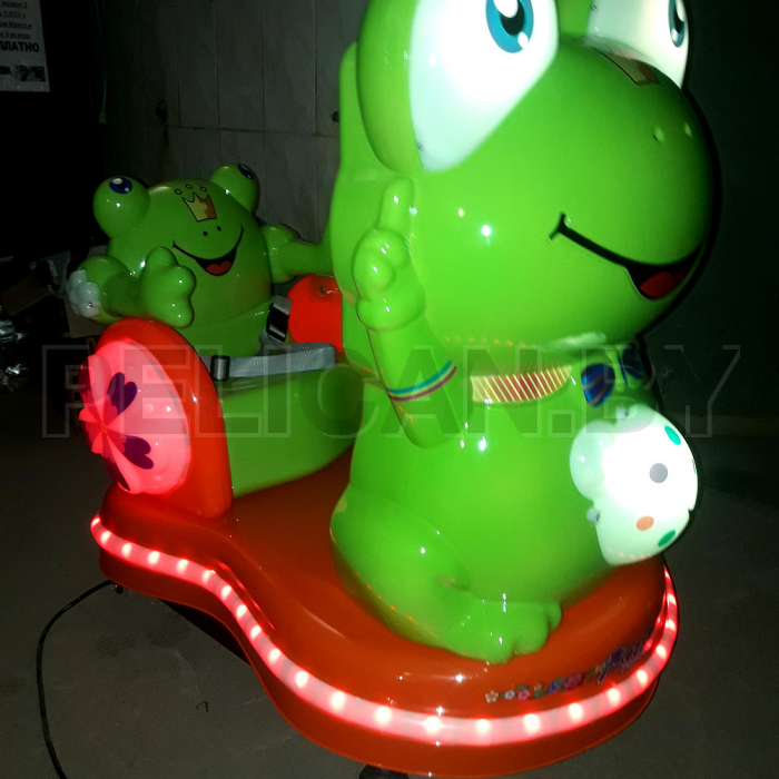 Качалка с экраном Лягушка