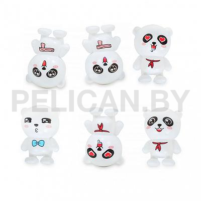 Игрушки для капсул 34 мм 'Семейка панд'