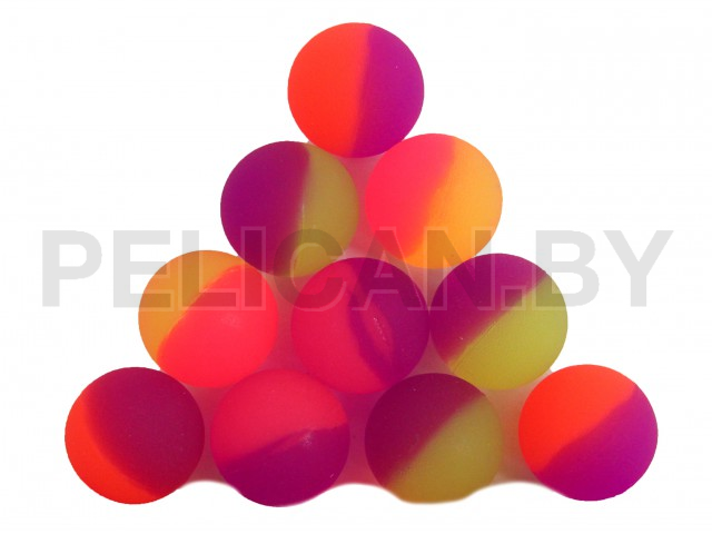 МЯЧИК ПРЫГУН ЦВЕТНОЙ ЛЕД 32мм