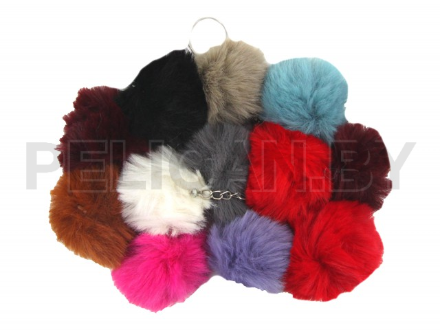 БРЕЛОК ПУШИСТИК МИКС
