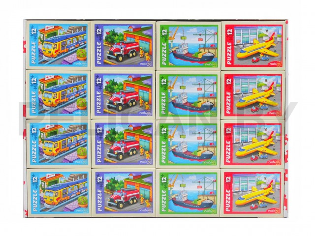 ПАЗЛ НУЖНЫЙ ТРАНСПОРТ 12 ДЕТАЛЕЙ