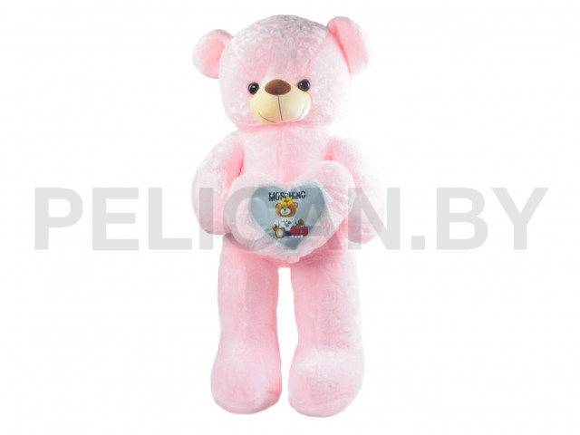 МИШУТКА РОЗОВЫЙ С СЕРДЦЕМ