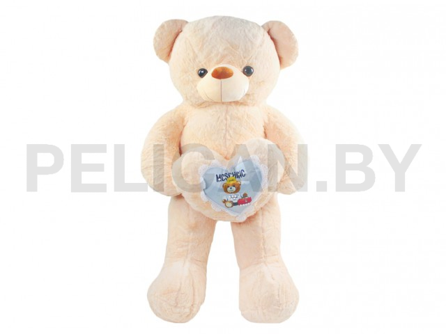 МИШУТКА КРЕМОВЫЙ С СЕРДЦЕМ