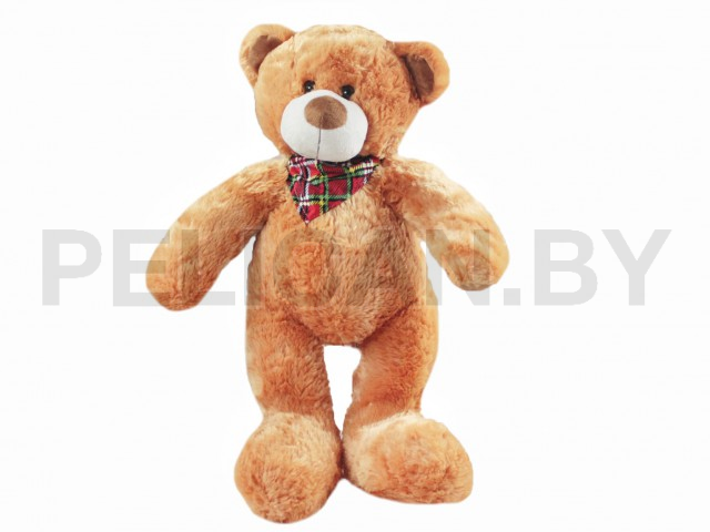 МИШКА РЫЖИЙ С ПЛАТКОМ