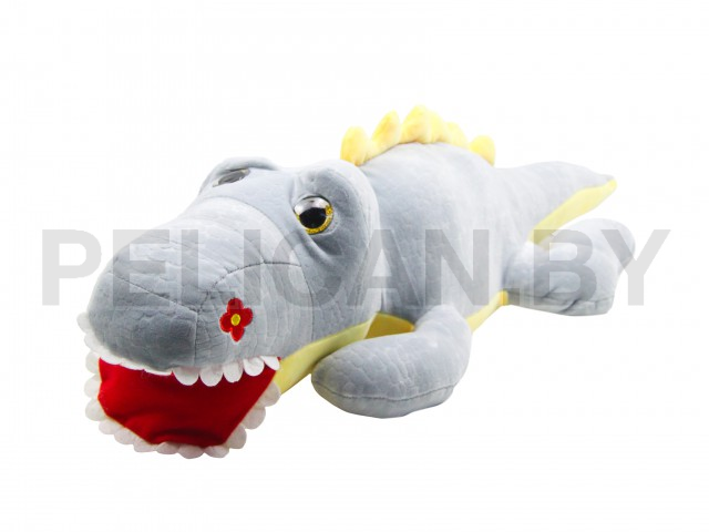 КРОКОДИЛ С ЦВЕТОЧКОМ СЕРЫЙ