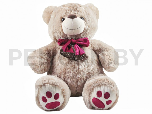 МИШУТКА КАПУЧИНО С БАРХАТНЫМ БАНТОМ