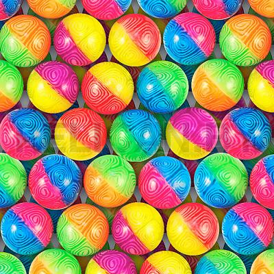 Мячи-прыгуны 45 мм 'Прозрачные половинки'