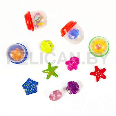 Игрушки в капсулах 28 мм 'Микс 'Подводные сокровища'